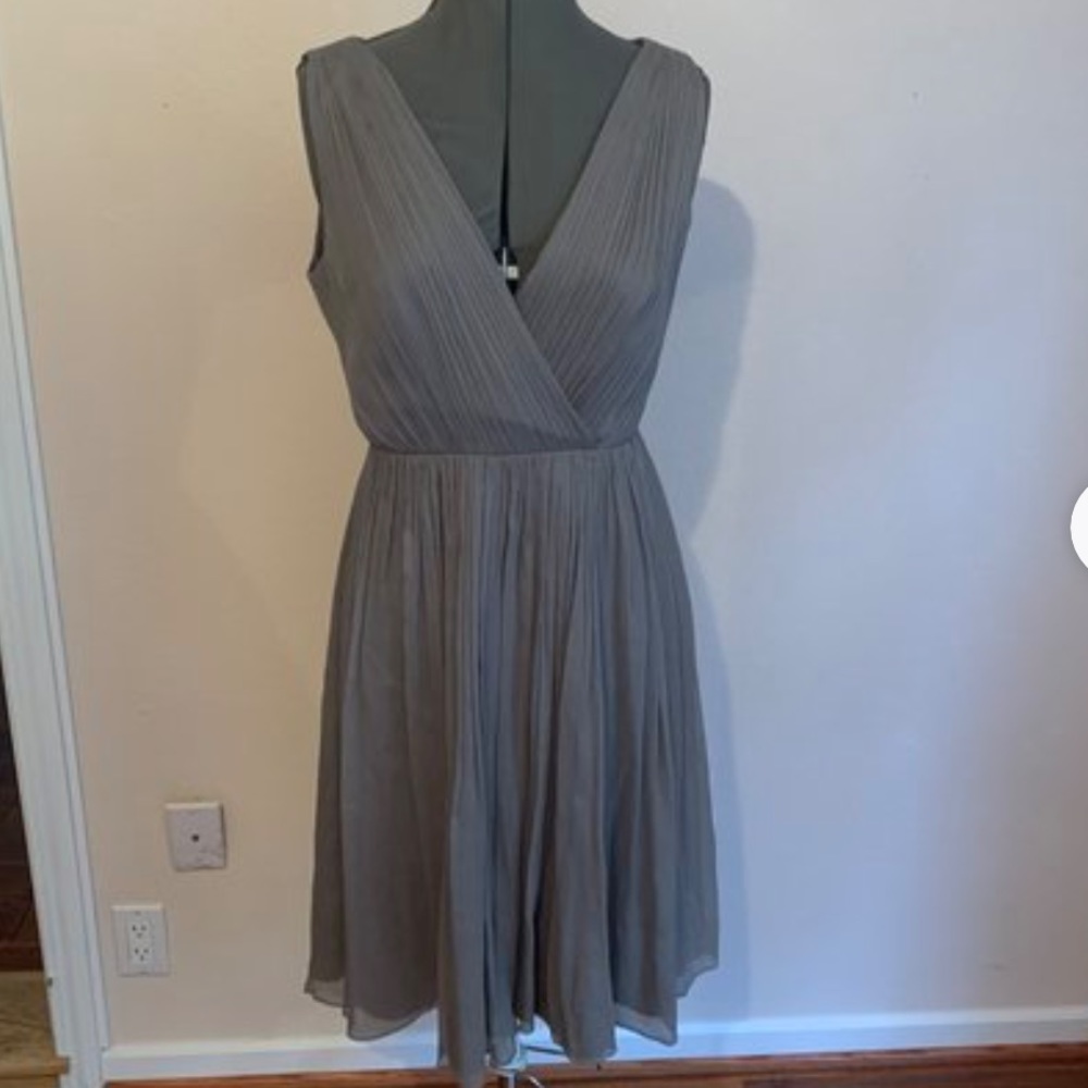 Silk tank dress J. Crew